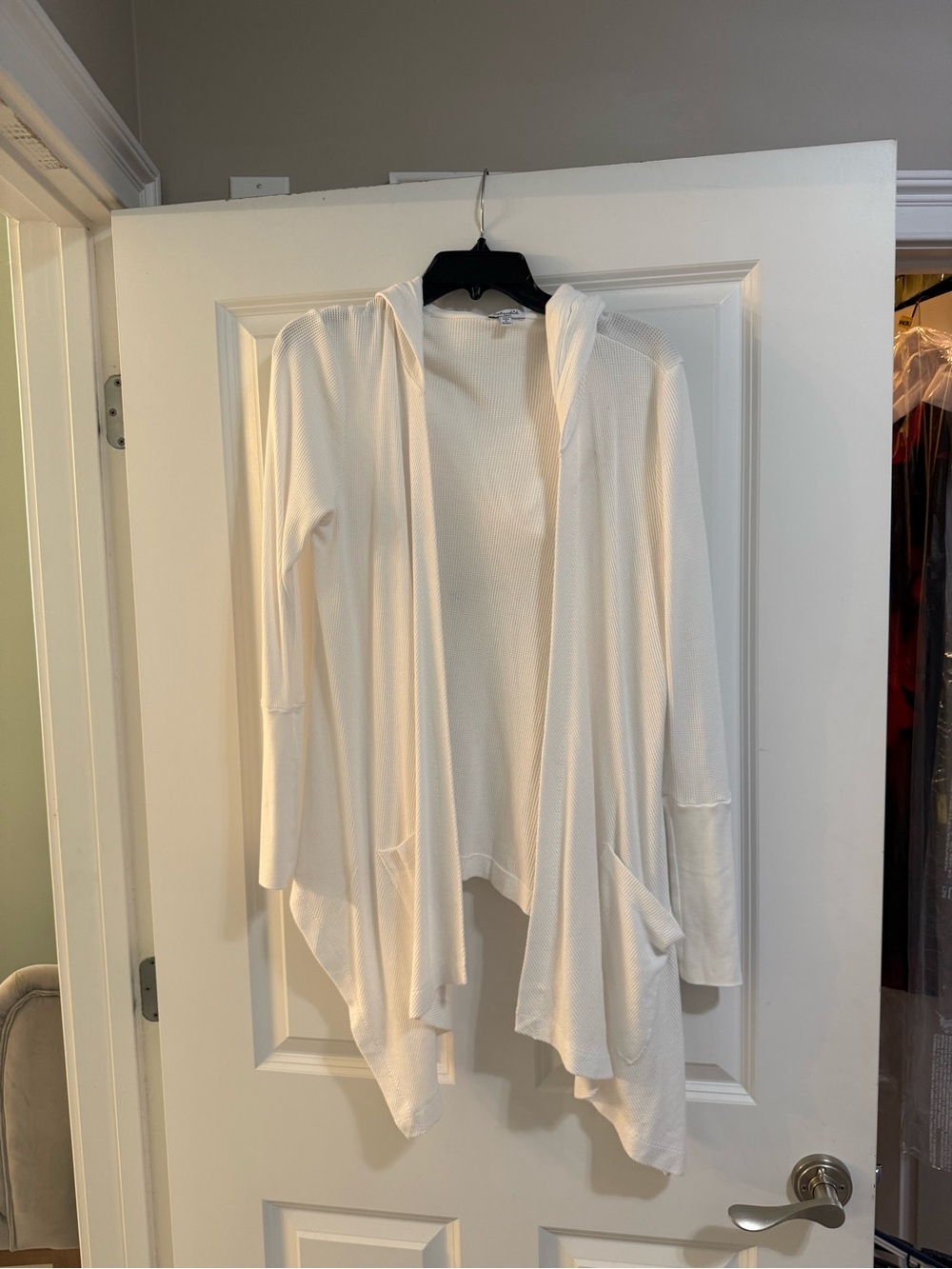 Splendid white sweater cardigan small